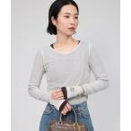 ショッピングカットソー tシャツ 「PROTAGONISTA」レイヤーカットソー レディース