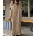 シャツワンピース 選べる2TYPEシャツワンピース