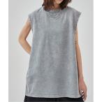 ショッピングタンクトップ レディース タンクトップ ”ヴィンテージ風味！” ウォッシュ加工ノースリーブTシャツ メンズ レディース