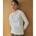 tシャツ ウール混ベアフライスハイネックカットソー-手洗い可- レディース