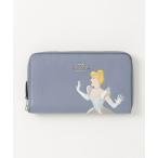「COACH」 財布「Disneyコラボ」 - ブルー レディース