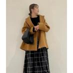 「emmi」 チェスターコート 0 キャメル レディース
