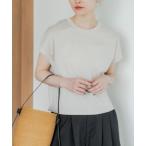 tシャツ スーピマコットンフレンチスリーブカットソー レディース