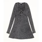 「DIESEL」 長袖ワンピース X-SMALL ブラック レディース