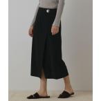 スカート フェイクスウェードフレアスカート