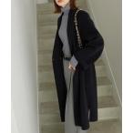 「SLOBE IENA」 チェスターコート FREE ネイビー レディース