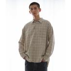 「THOMAS MASON」 長袖シャツ MEDIUM ベージュ メンズ