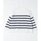 [Letroyes] окантовка рисунок длинный рукав вязаный X-SMALL белый женский 