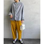 「DANTON」 長袖シャツ 34 グレー レディース