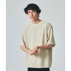 「UNITED TOKYO」 7分袖Tシャツ 2 ベージュ メンズ