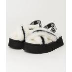 「UGG」 フラットサンダル 23cm ベージュ レディース