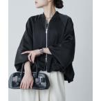 ショッピングサテン ブルゾン アウター サテンボリュームブルゾン レディース