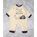 ショッピングベビー服 ベビー服 ロンパース 車アップリケ付きカバーオール