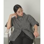 ブラウス シャツ ボーイオーバーチェックシャツ レディース