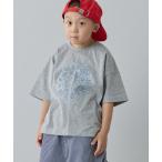 tシャツ 「KIDS」ヴィンテージ風アソート柄半袖TEE キッズ 子供服 男の子 女の子