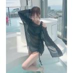 ショッピング水着 水着 ギャザーシアーワンショルトップスsetビキニ レディース