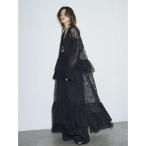 ワンピース 「Htage」レースシアーボリュームワンピース
