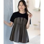 tシャツ 「洗える」ビスチェコンビ Tシャツ レディース