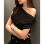 tシャツ オフショルトップス レディース