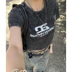 tシャツ 「6th Anniversary」ロゴプリントミニTシャツ レディース