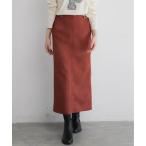 ショッピングスウェード スカート カットフェイクスウェード　タイトスカート