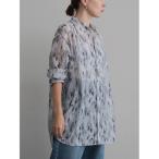 ブラウス シャツ JQグラデPT　ロングシャツ レディース
