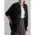 ショッピングバンド ブラウス シャツ フェザーJQストライプ　バンドカラーシャツ レディース