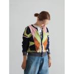 ニット セーター 「予約」5colorインターシャ ショートカーデ レディース