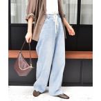 ジーンズ デニム デニムパンツ 「洗濯機可能」ドロスト イージー デニム パンツ レディース