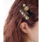 ヘアクリップ 「 Port / ポート 」 クラシック パール ビジュー ヘアクリップ #_