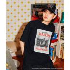 tシャツ 「STRANGER THINGS」コラボ ポスター風プリントTシャツ レディース