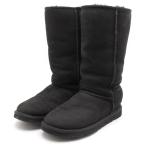 「UGG」 ムートンブーツ 25cm ブラック レディース
