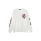 「HYSTERIC GLAMOUR」 長袖Tシャツ SMALL ホワイト メンズ