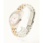 腕時計 HARLOWE パヴェ トライトーン ミニウォッチ レディース