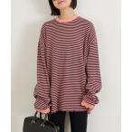 tシャツ ワッフルオーバートップス レデ
