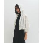 ブルゾン アウター 「サステナブル」・「撥水」リップストップフーディブルゾン レディース