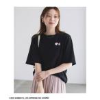 tシャツ Sanrio characters 「マイメロ クロミ」 周年記念デザイン ワンポイント刺繍Tシャツ レディース