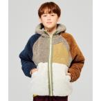 ショッピング女の子 コート アウター シャギーボアフードジャケット キッズ 子供服 男の子 女の子