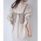 ダブルストラップビスチェ/double strap bustier　ベージュ　ブラック　カジュアル　きれいめ　レイヤード　クロップド丈 レディース