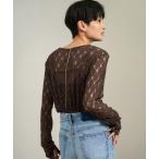 ショッピングレース レースシアートップス「ストレッチ」 レディース