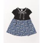 ワンピース フレンチスリーブワンピース キッズ 子供服 女の子