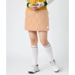 ショッピングkappa スカート ひょうたん柄キルト中綿ラップスカート