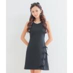  платье kyaba платье Mini тугой лента дизайн простой one цвет безрукавка платье 