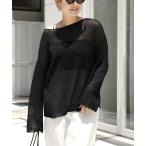 ニット セーター LINO Sheer プルオーバー レディース