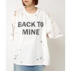tシャツ M2523 ダメージルーズT レディース
