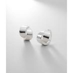 ショッピングイヤリング イヤリング シルバー ハギーイヤリング フォールディングオーバーラップ レディース