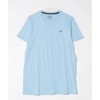 「Hollister」 刺繍半袖Tシャツ M ブルー メンズ