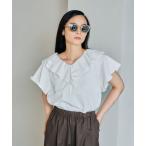 tシャツ フリル襟デザインプルオーバー 570924 レディース