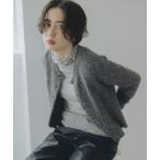 カーディガン ラメ ニット カーディガン レディース