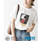 tシャツ SHIPS any_「洗濯機可能」OLIVE OYL(TM) プリント TEE レディース